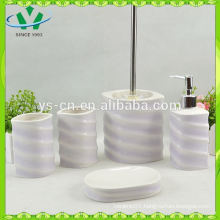 Popular European style ceramic luxury bath set